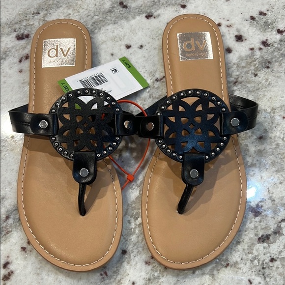 Dolce Vita DV Black and Tan Sandals NWT - Picture 1 of 1